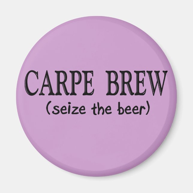 Imã CARPE BREW (Agarre a cerveja) (Frente)