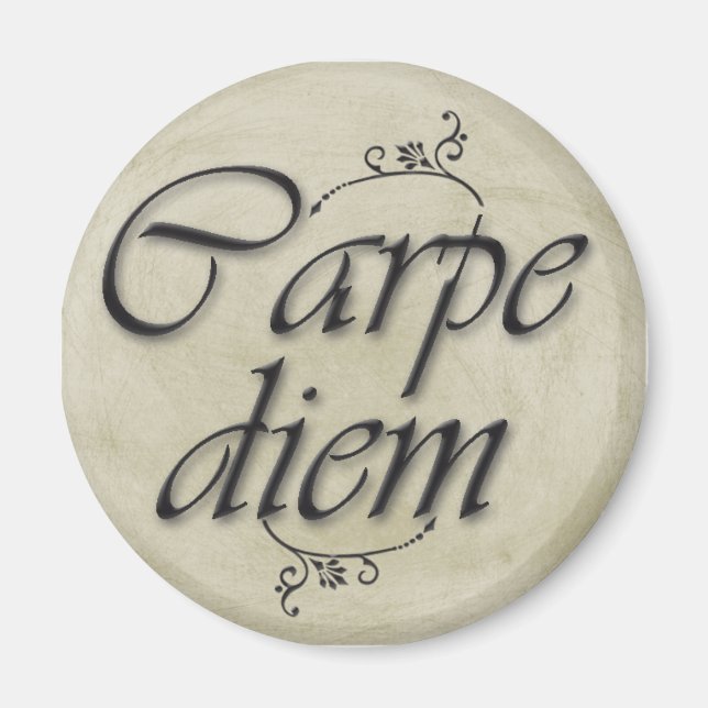 Imã carpe diem (Frente)
