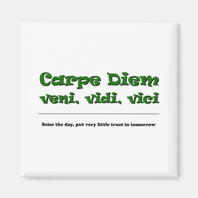 Imã Carpe Diem (Frente)