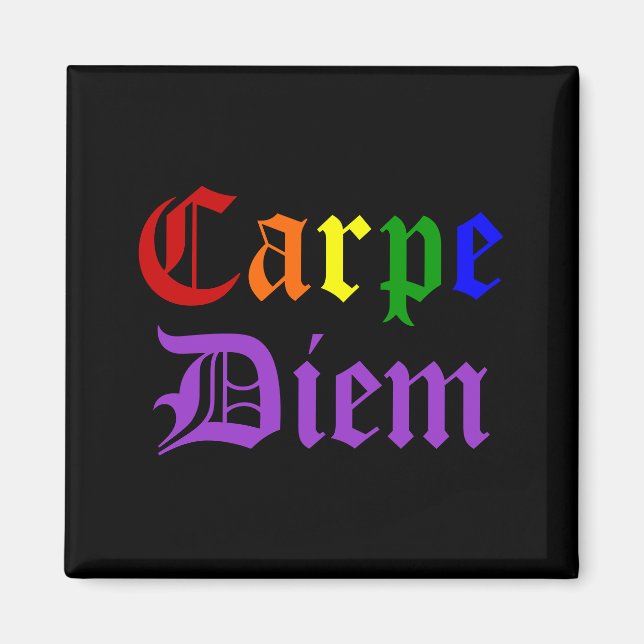 Imã Carpe Diem - Orgulho (Frente)