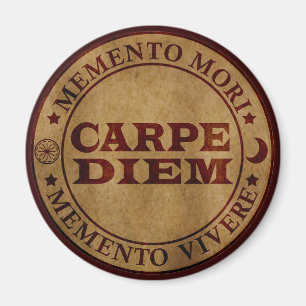 Imã Carpe diem Seize o dia Memento mori
