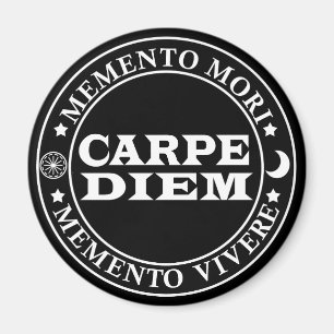 Imã Carpe diem Seize o dia Mmenro mori