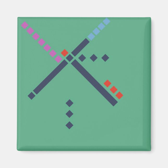 Imã Carpete do aeroporto PDX (Frente)