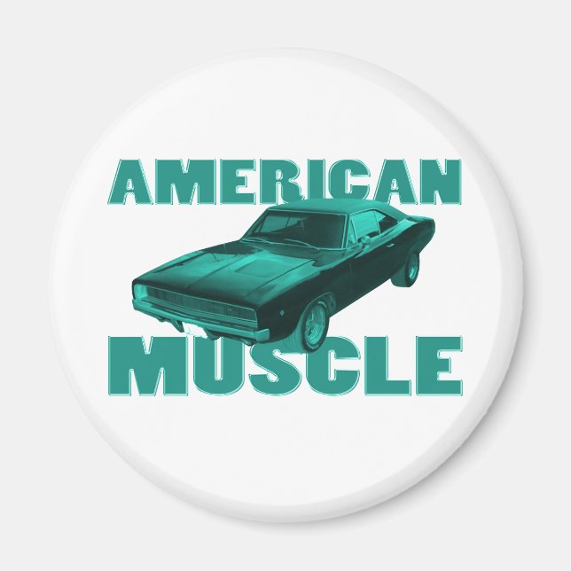 Imã carregador de borda 1968 r/t azul muscular america (Frente)