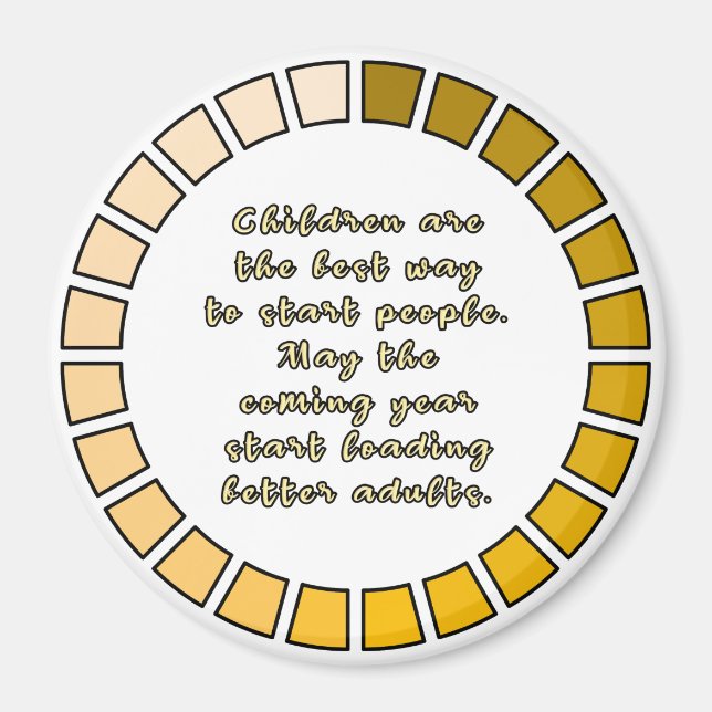 Imã Carregamento de Ano Novo (Frente)