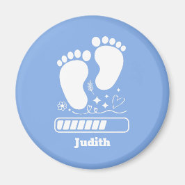 Imã Carregamento de Bebê Azul