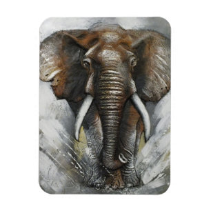 Ímã Carregamento de Elefante Africano