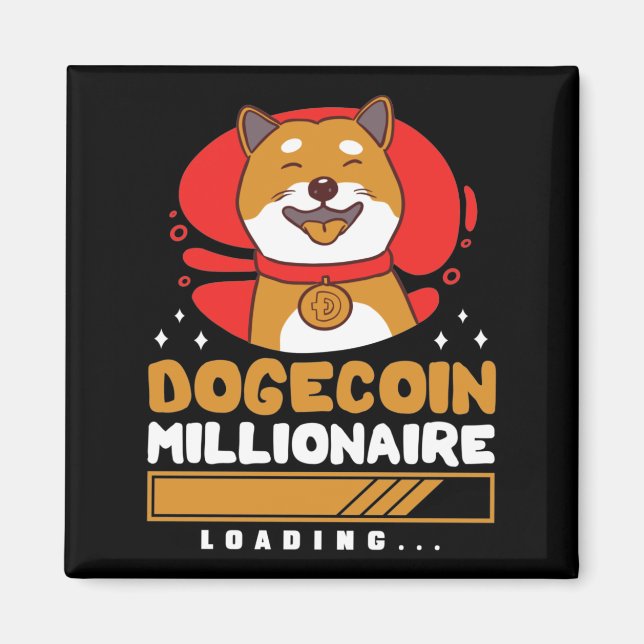 Imã Carregamento do Crypto DogeCoin Millionaire (Frente)