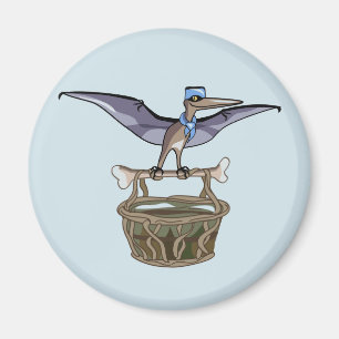 Imã Carregando Pteranodon A Cesta