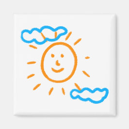 Imã Carregar Crianças de Desenho Transformando Trabalh