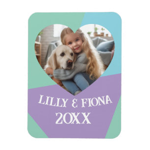 Ímã Carregar Presente Personalizado de Foto e Nome do 