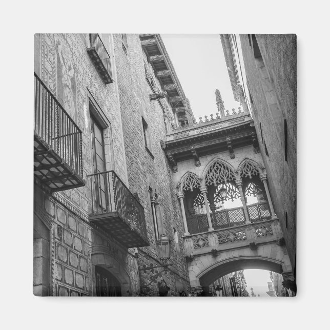 Imã Carrer del Bisbe Magnet: Barcelona (Frente)