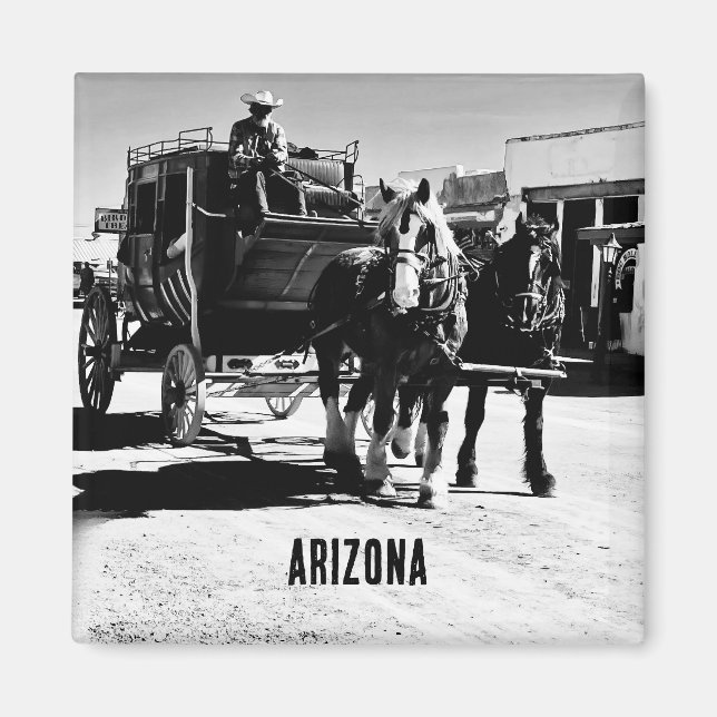 Imã Carrinha de cavalos do oeste do Arizona  (Frente)