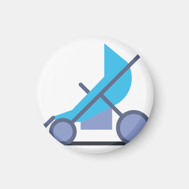 Imã carrinho azul (Frente)