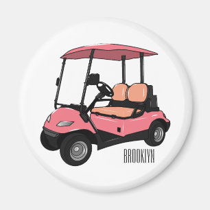 Imã Carrinho de golfe / desenho animado de buggy de go