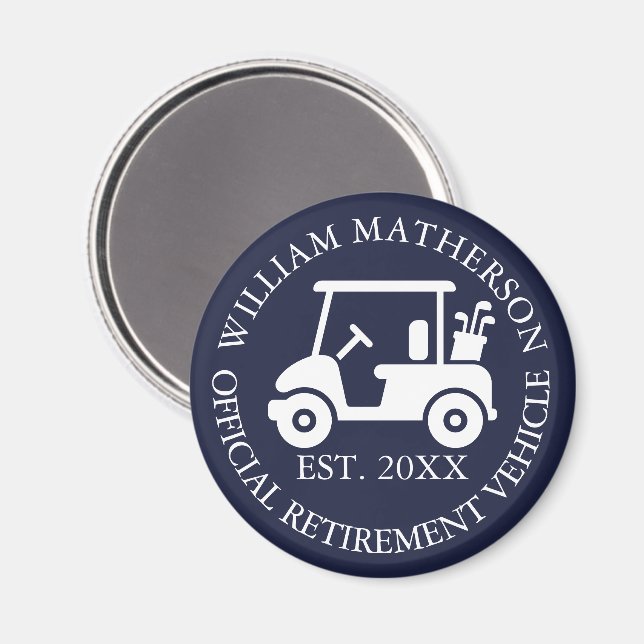 Imã Carrinho de Retiro Engraçado Personalizado Buggy A (Front/Back)