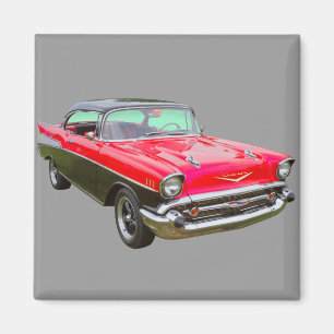 Imã Carro 1957 do clássico do Bel Air de Chevrolet