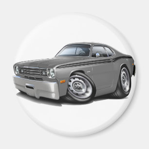 Imã Carro 1970-74 Cinzento-Preto do espanador
