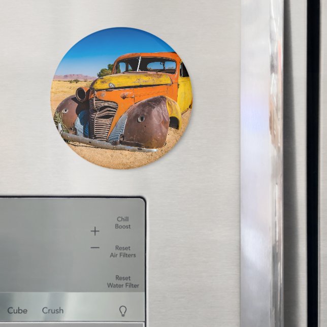 Imã Carro antigo e abandonado em Solitaire, Namíbia (In Situ (Fridge))