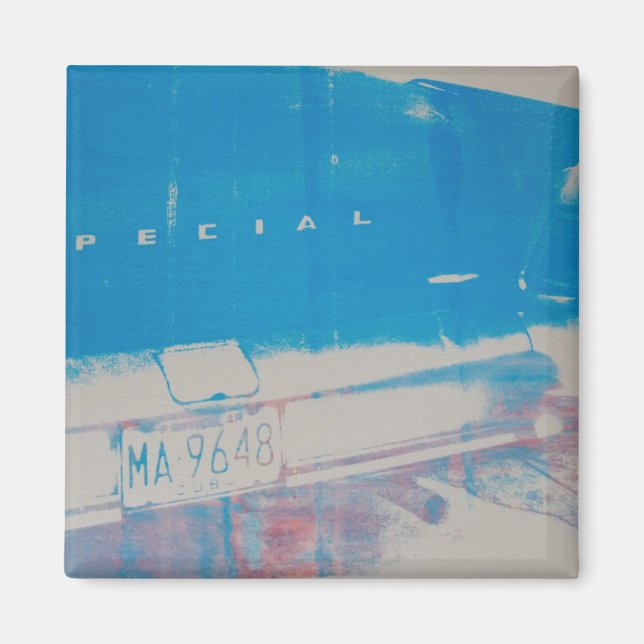 Imã Carro azul (Frente)