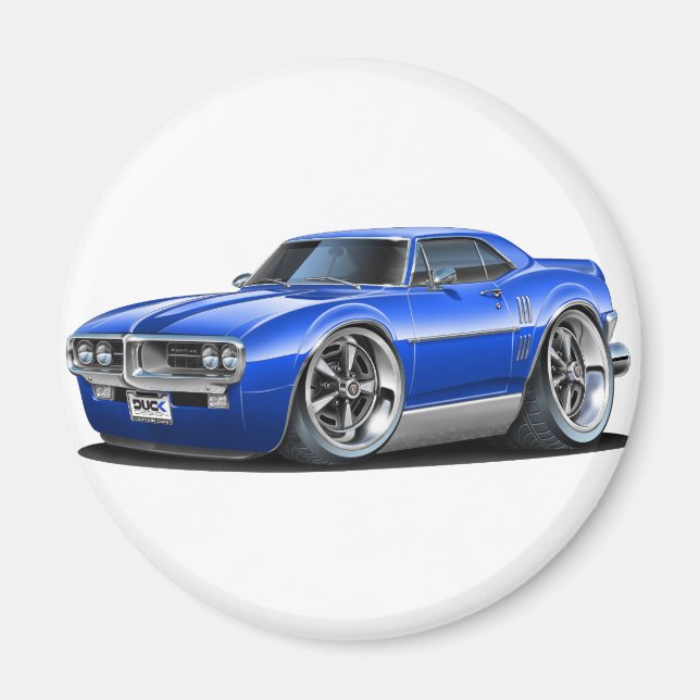 Imã Carro Azul Firebird 1967 (Frente)
