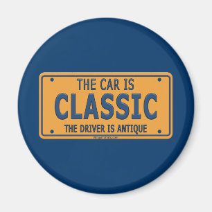 Imã Carro clássico de driver antigo