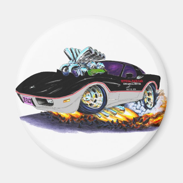 Imã Carro Corvette Indy Pace 1978 (Frente)