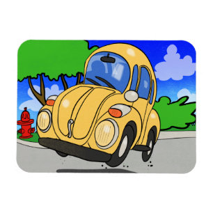 Ímã Carro de Cartoon Bonito