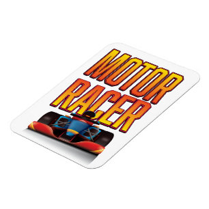 Ímã Carro de corrida motorizado