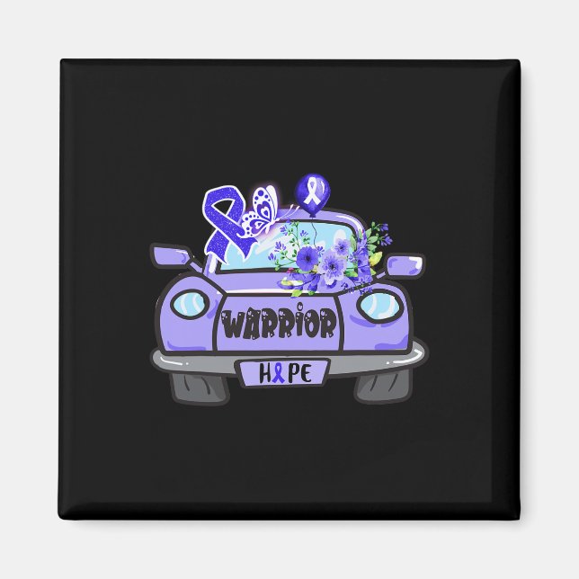 Imã carro de esperança para ataxia guerreiro tee ataxi (Frente)