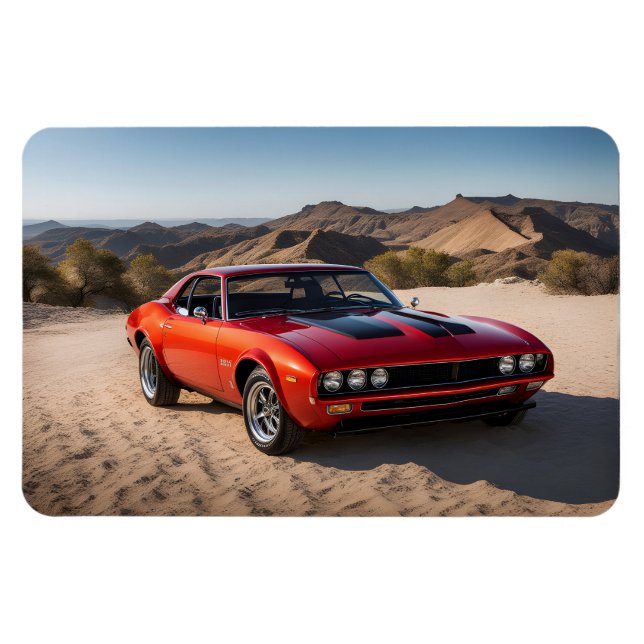 Ímã carro desportivo no deserto (Horizontal)