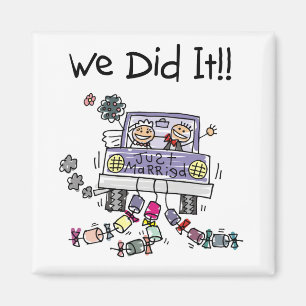 Imã Carro do casamento do recem casados