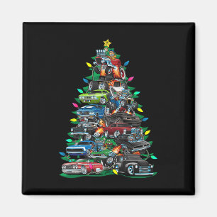 Imã Carro Madness Árvore de Natal! Carros Musculares E
