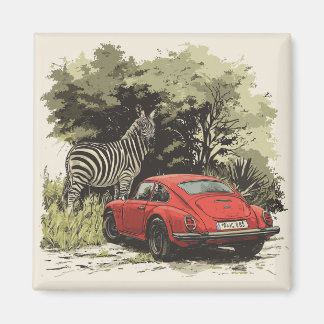 Imã Carro na natureza