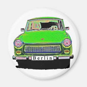 Imã Carro no verde, Berlim de Trabant