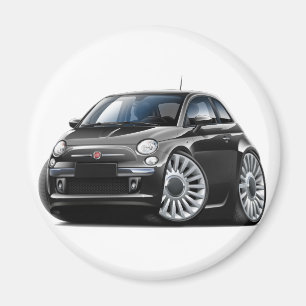 Imã Carro preto de Fiat 500