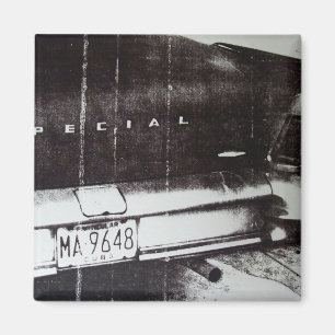Imã Carro preto e branco