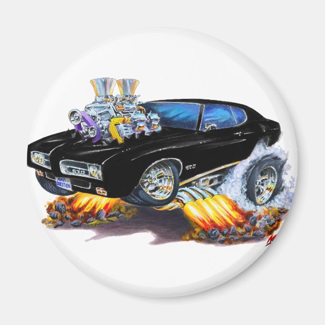 Imã Carro preto GTO 1969 (Frente)