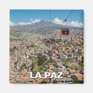 Imã Carros a cabo em La Paz Bolivia Viagem