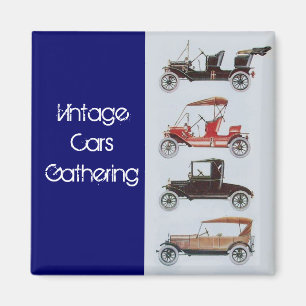 Imã Carros vintage coletando Cinza automática clássi