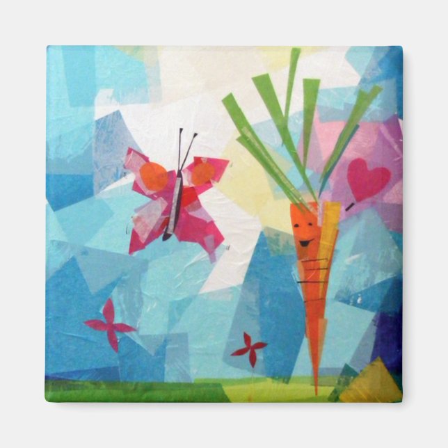 Imã Carrot Amigável (Frente)