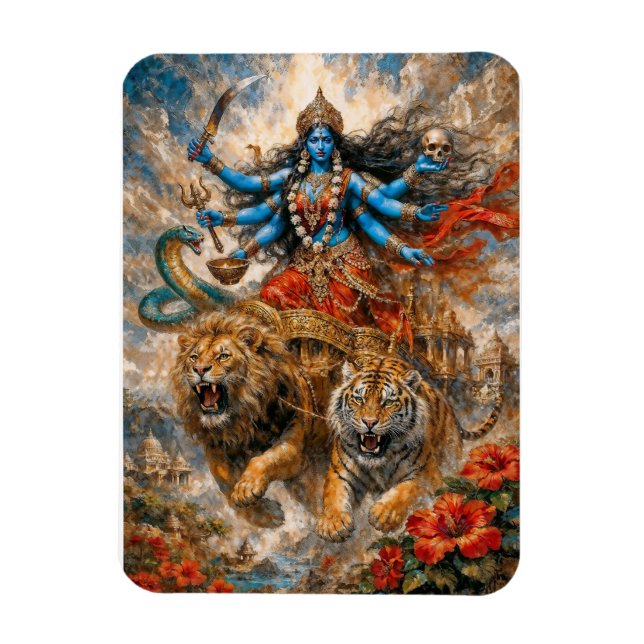 Ímã Carruagem Divina Kali (Vertical)