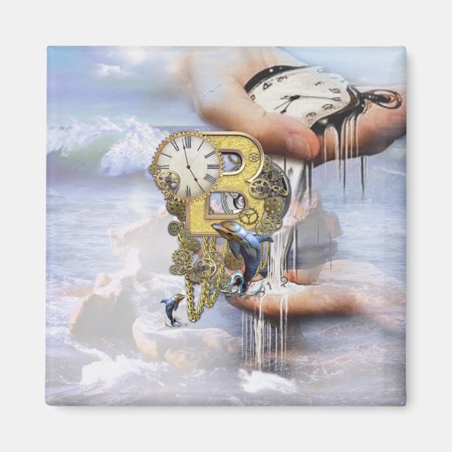 Imã Carta de aniversário B (Frente)