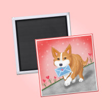 Carta de Doce Coração Entregue Por Corgi