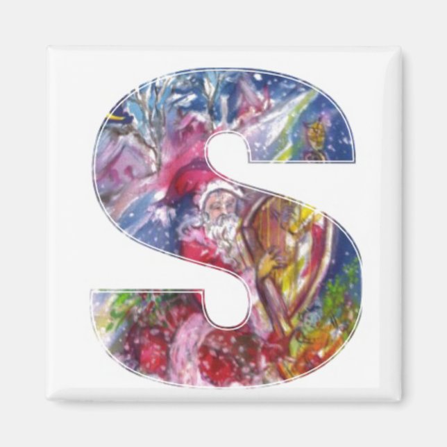 IMÃ CARTA DO NATAL/PAPAIS NOEIS QUE REPRODUZEM HARP (Frente)