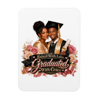 Ímã Cartão de Agradecimento Dobrável Graduado Com Graç