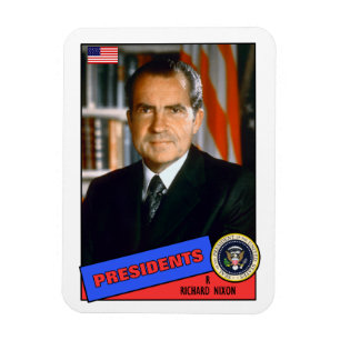 Ímã Cartão de basebol de Richard Nixon