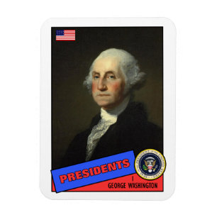 Ímã Cartão de beisebol de George Washington