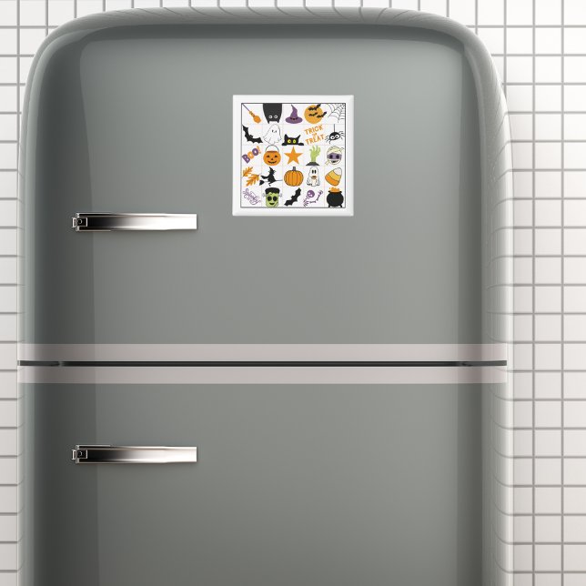 Imã Cartão de Bingo Halloween (This item is for display purposes only to illustrate the design element. )