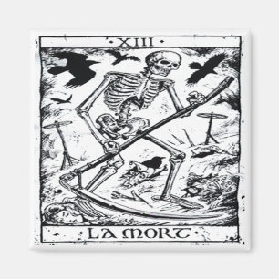 Imã Cartão de Mort Tarot do La